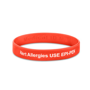 alert allergies red wristband