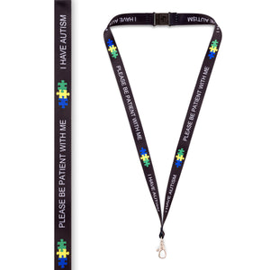 autism awareness lanyard