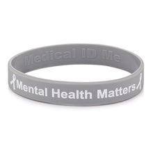 Load image into Gallery viewer, grey mental health bracelet
