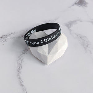 Diabetes type 2 wristband