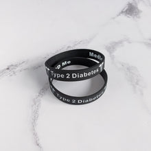 Load image into Gallery viewer, Diabetes type 2 wristband
