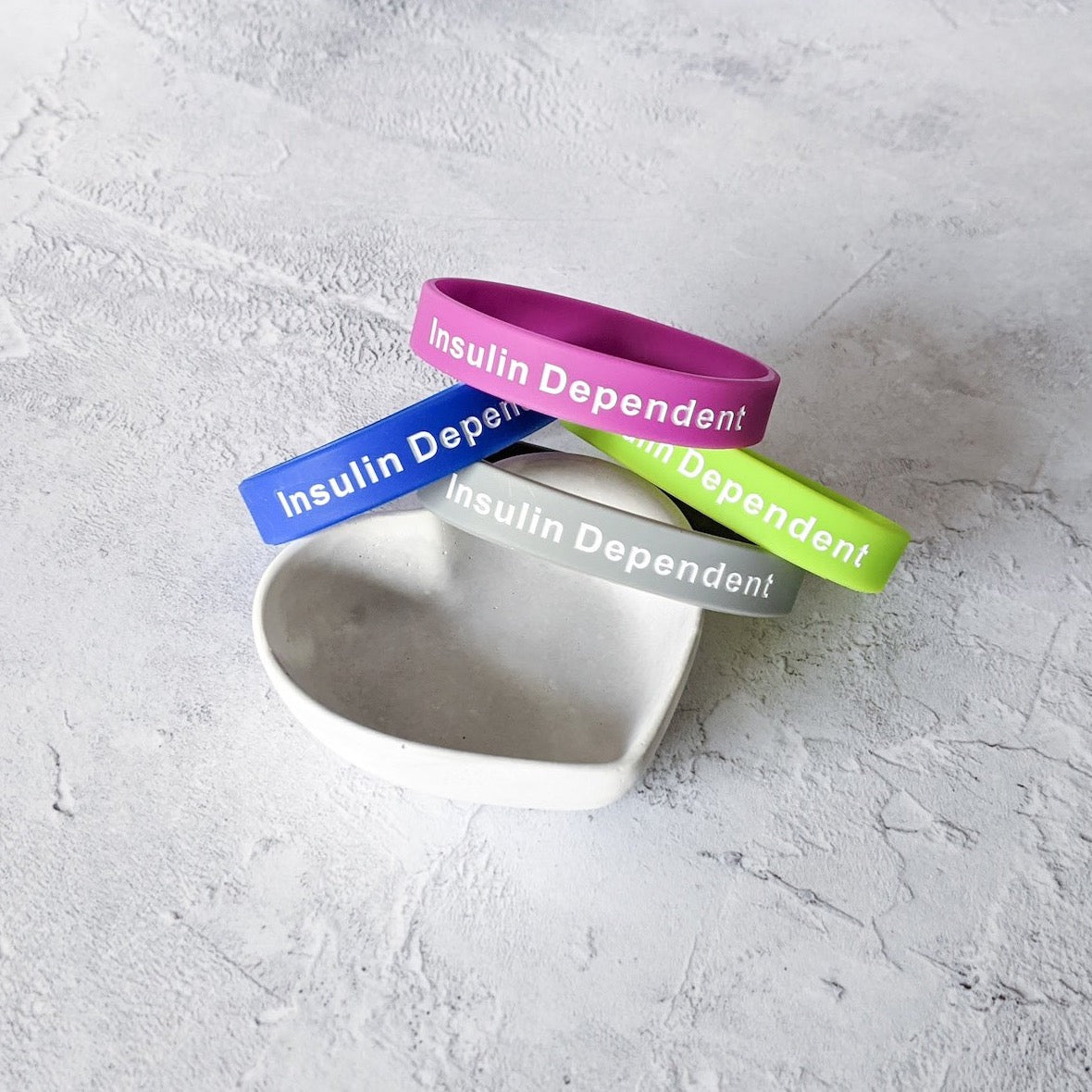 Type 1 diabetes hot sale rubber bracelets