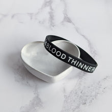 Load image into Gallery viewer, Blood thinner black bracelet
